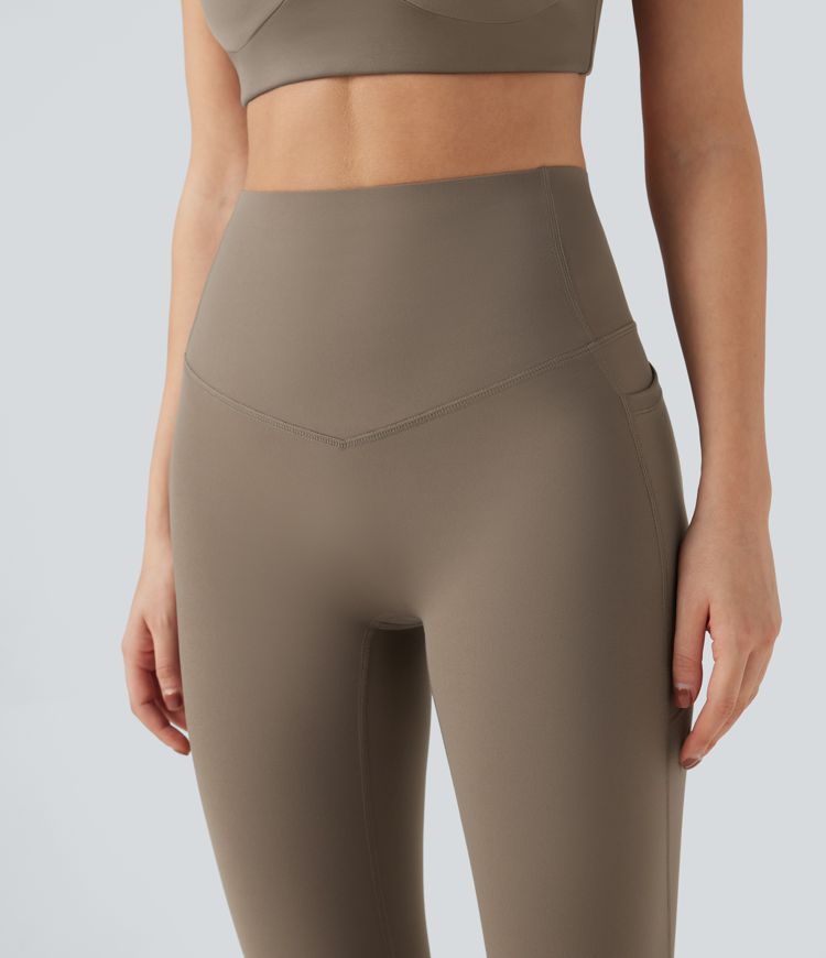 Legging d'entraînement gainant galbant taille haute avec poches Halara UltraSculpt™