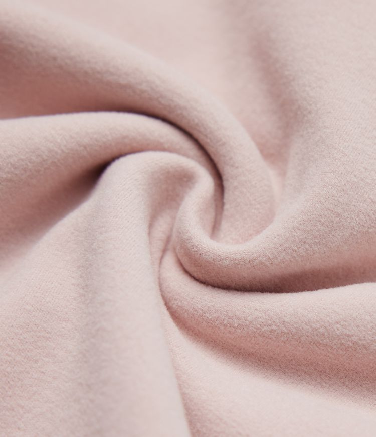 Top casual de polar de manga larga con media cremallera