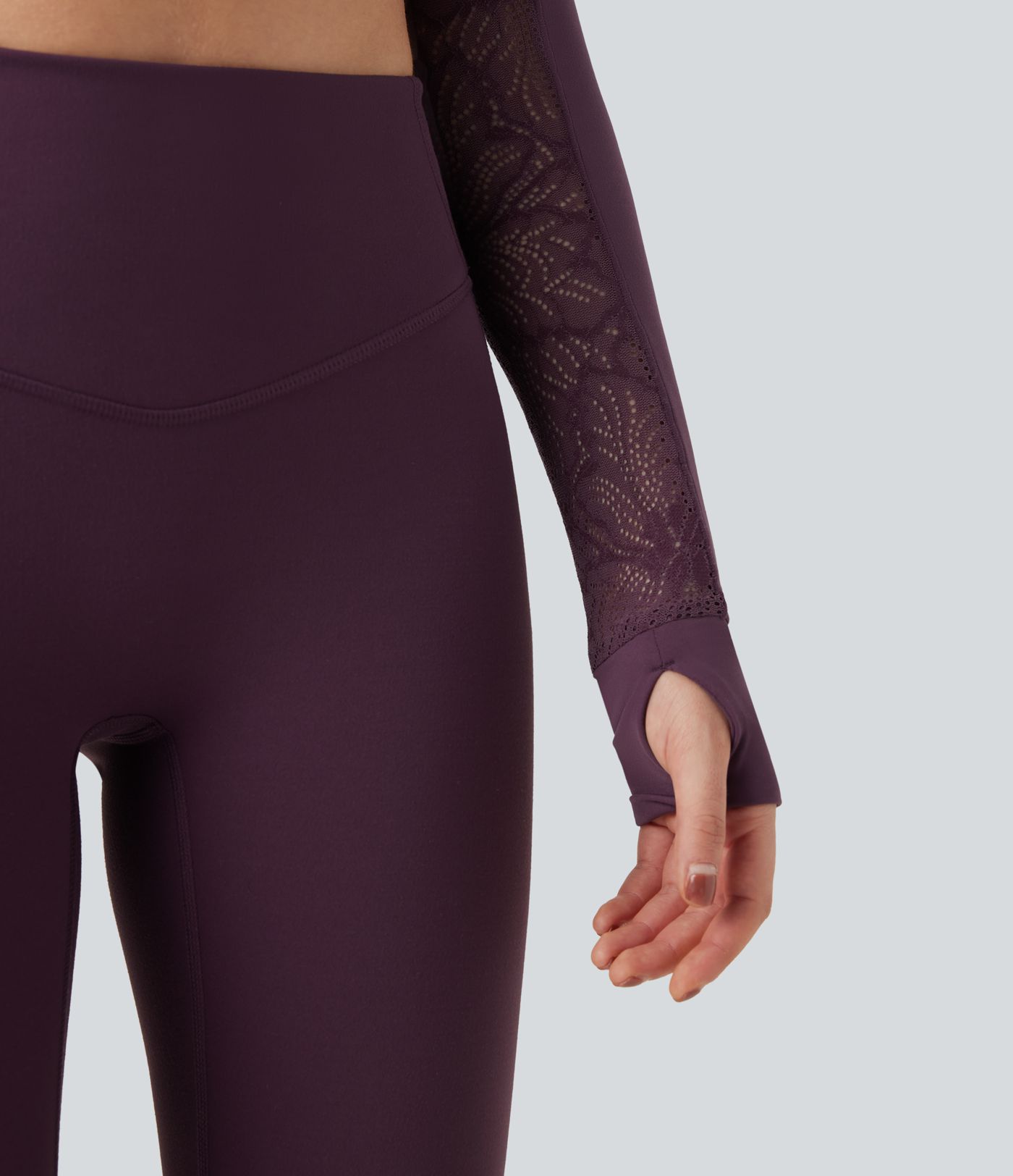 Gilet de yoga SoftlyZero™ avec dents contrastées légères et double fermeture éclair – UPF50+