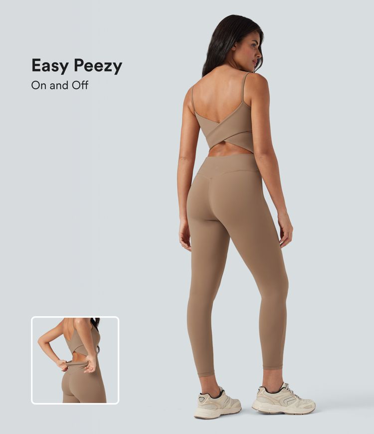 SoftlyZero™ Airy U Neck  Yoga Jumpsuit-Easy Peezy Edition-UPF50+