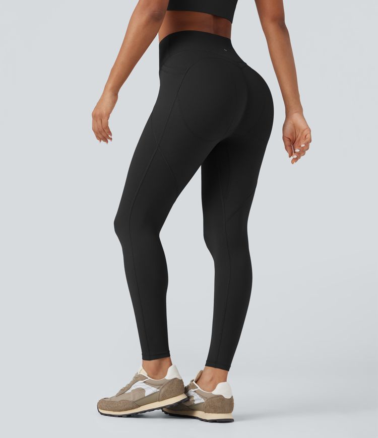 Halara UltraSculpt™ High-waisted Tummy Control Butt-lifting Training 7/8 Leggings with Pockets