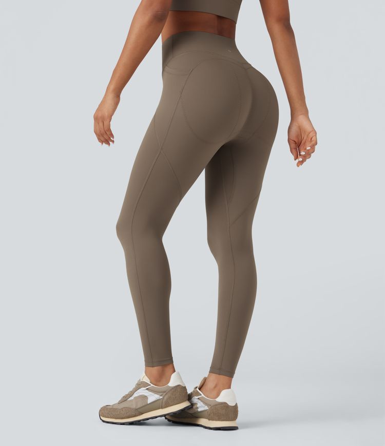 Halara UltraSculpt™ SoCinched High-waisted Tummy Control Butt-lifting Training 7/8 Leggings with Pockets