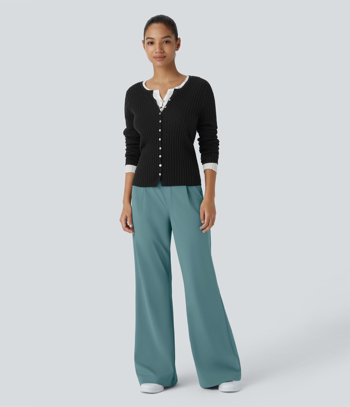 Halara Flex™ DayStretch High Waisted Pocket Work Flare Pants