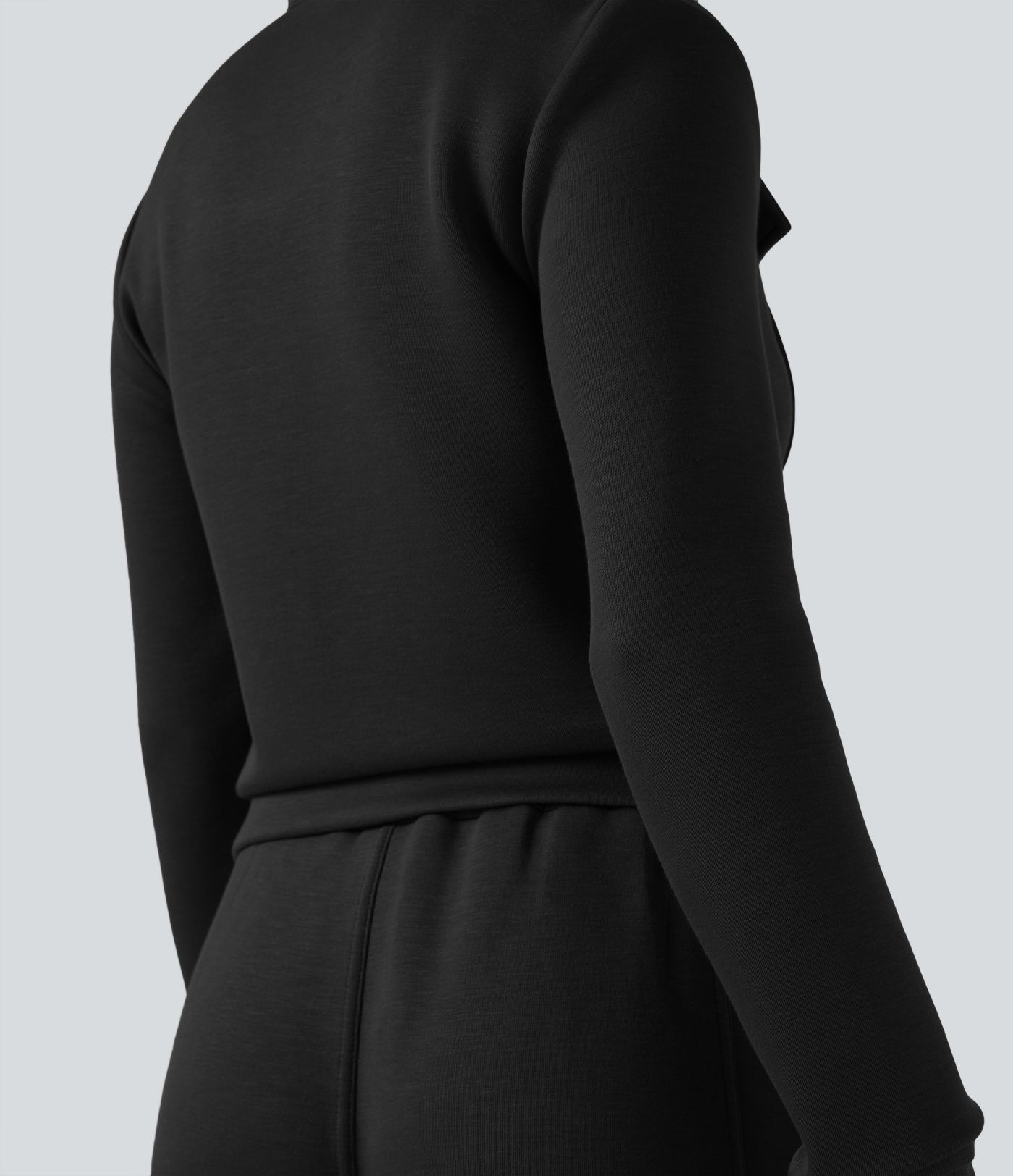 SpacerTek™ Stand Collar Long Sleeve Workout Jacket