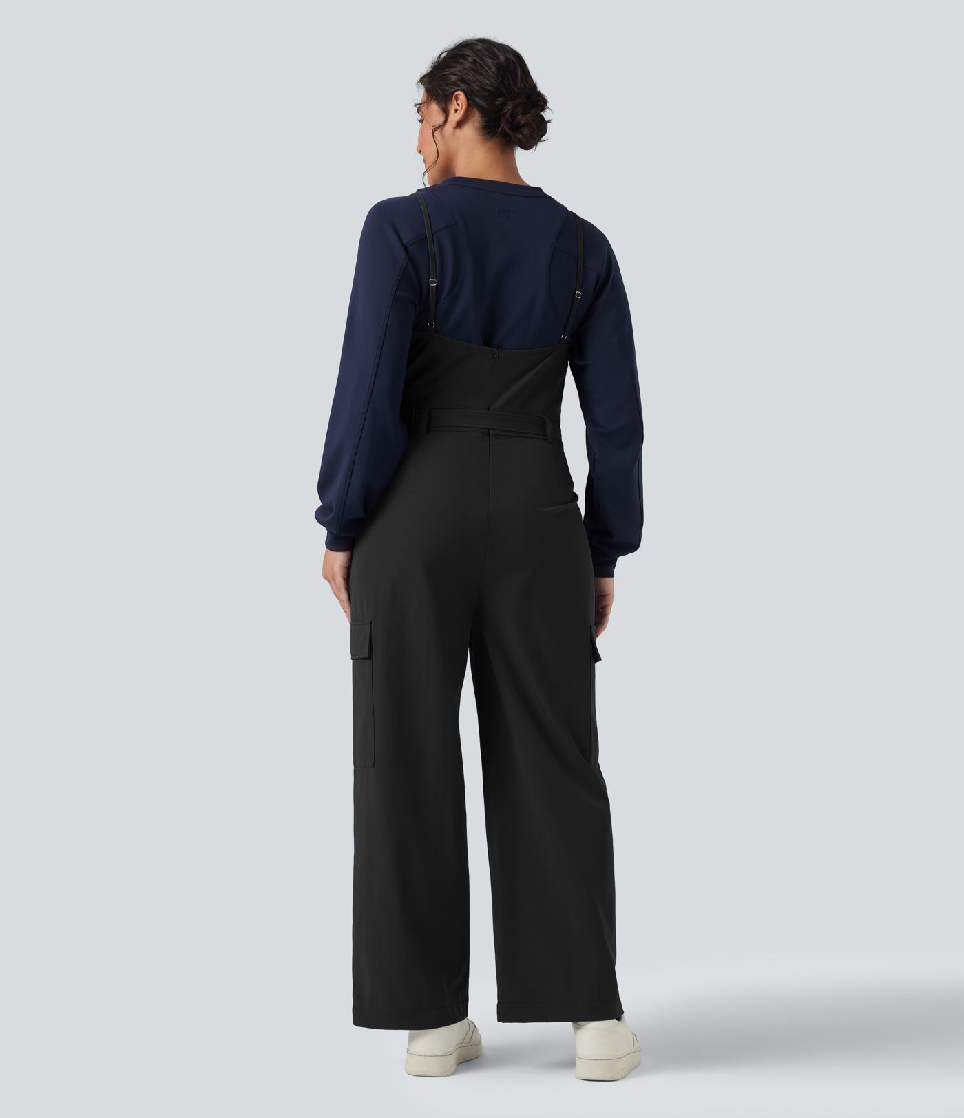 Jumpsuit de senderismo con cinturón y bolsillos