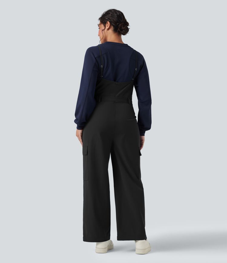 Jumpsuit de senderismo con cinturón y bolsillos