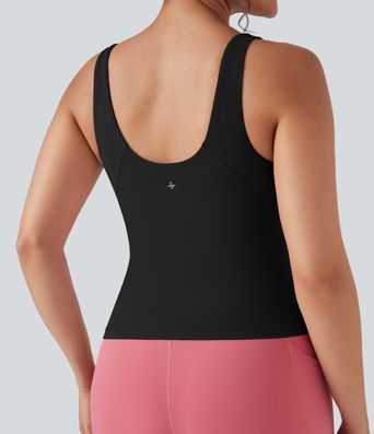 Halara UltraSculpt™ Débardeur de yoga à décolleté en V profond et dos échancré Halara UltraSculpt™ Débardeur de yoga à décolleté en V profond et dos échancré