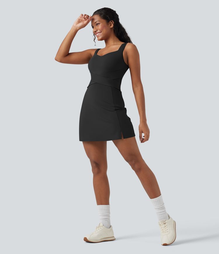 Robe active d'entraînement mini 2 pièces SoftlyZero™ aérée gainante toucher frais avec poche