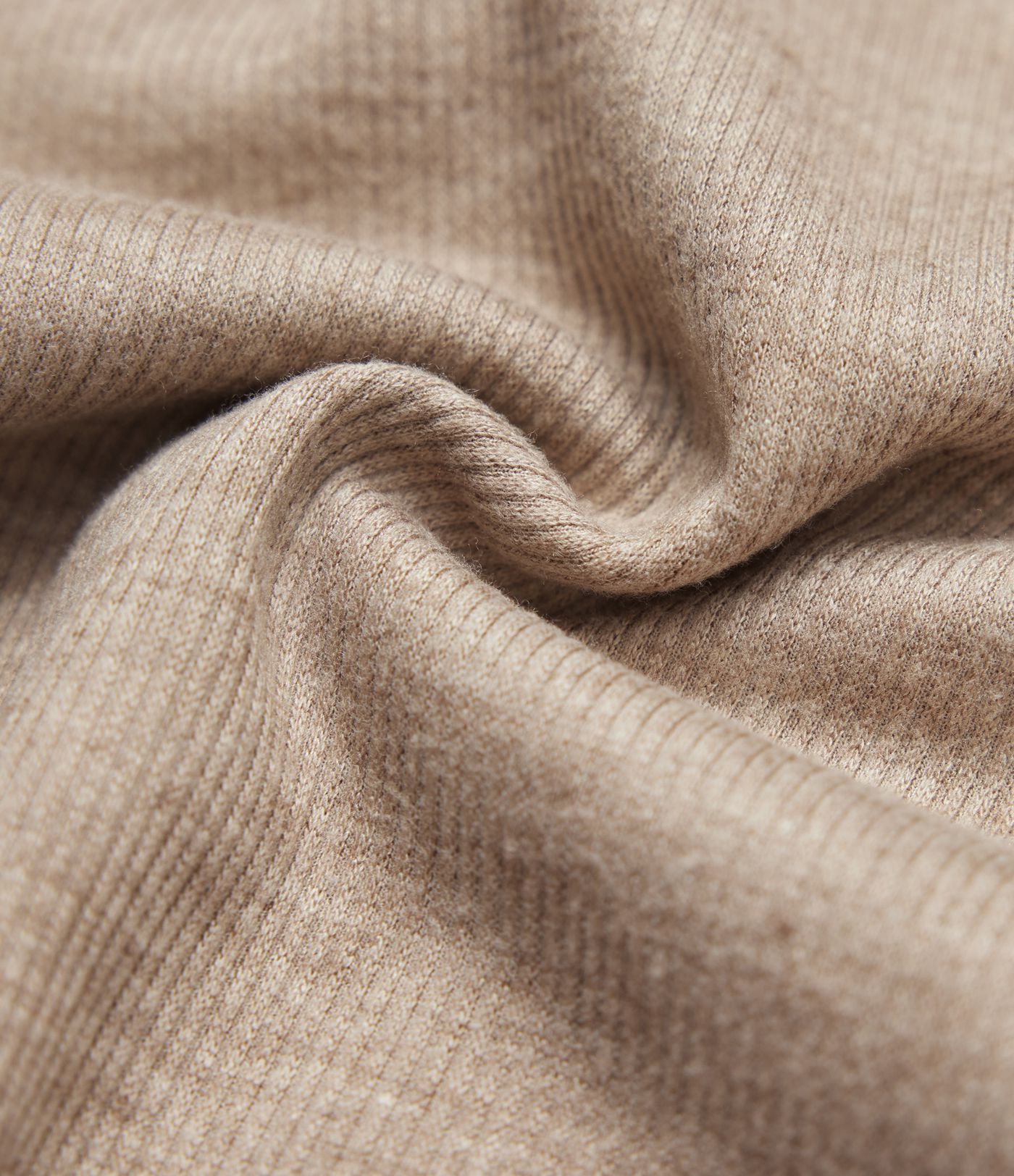 Ribbed Knit Hooded Zip Relaxed Casual Jacket with Pockets