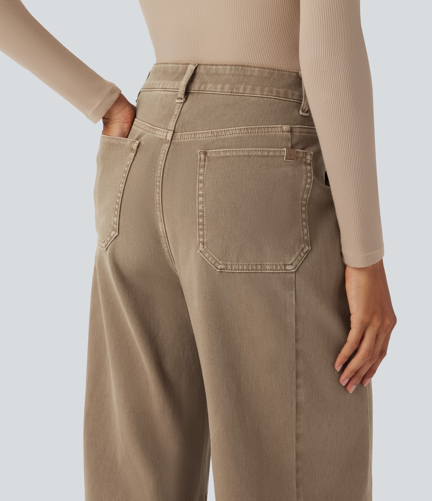 Halara Flex™ High Waisted Colorful Casual Jeans with Pockets