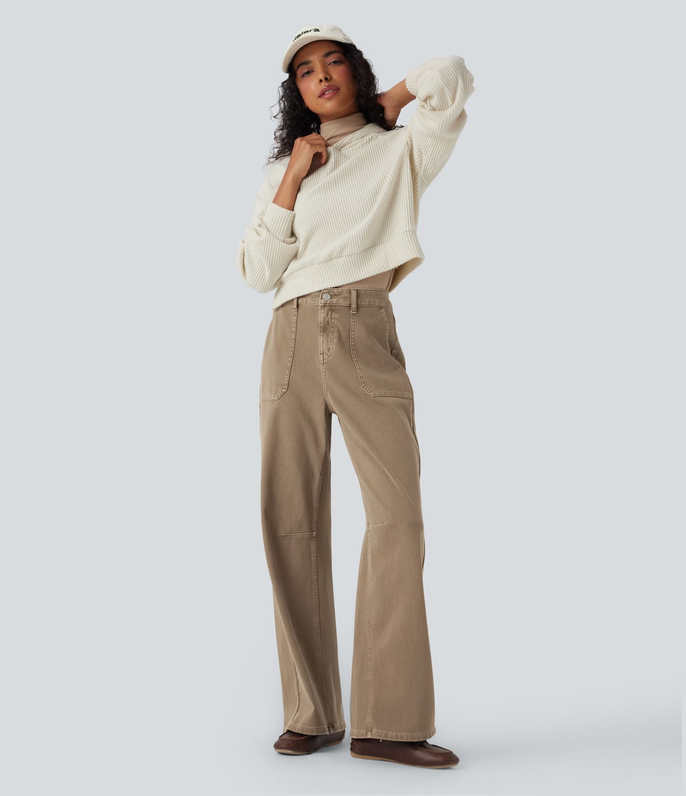 Halara Flex™ High Waisted Colorful Casual Jeans with Pockets