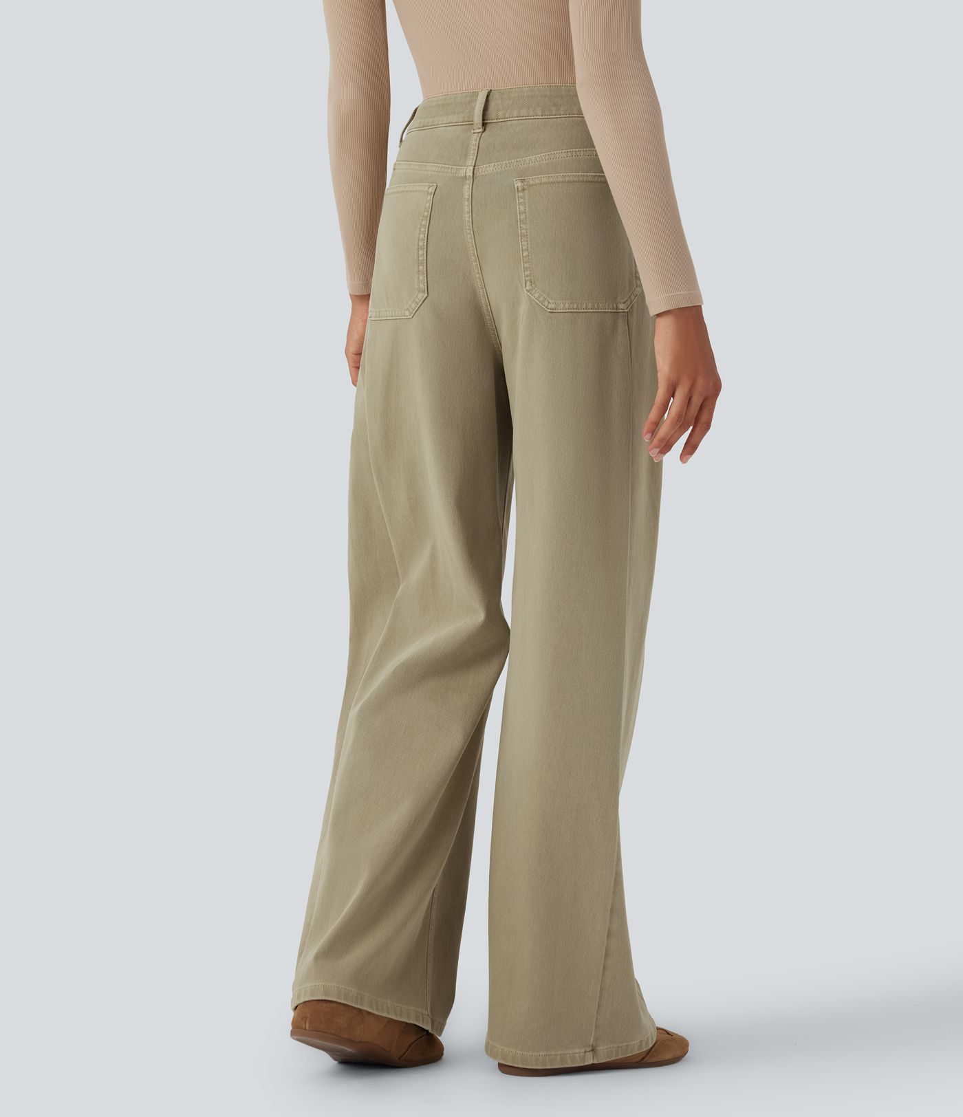 Halara Flex™ High Waisted Colorful Casual Jeans with Pockets