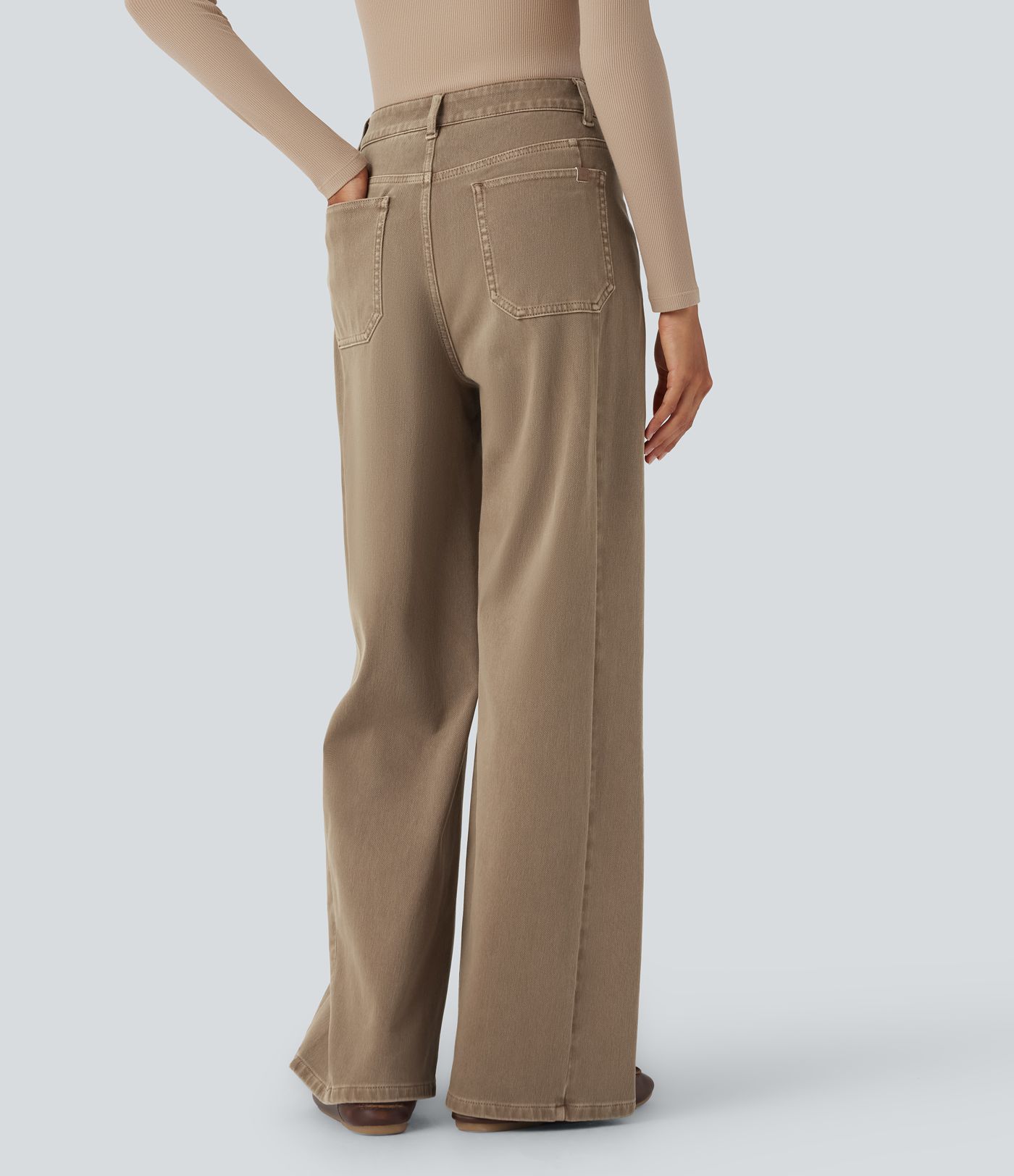 Halara Flex™ High Waisted Colorful Casual Jeans with Pockets