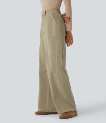 Halara Flex™ High Waisted Colorful Casual Jeans with Pockets