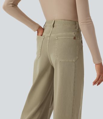 Halara Flex™ High Waisted Colorful Casual Jeans with Pockets