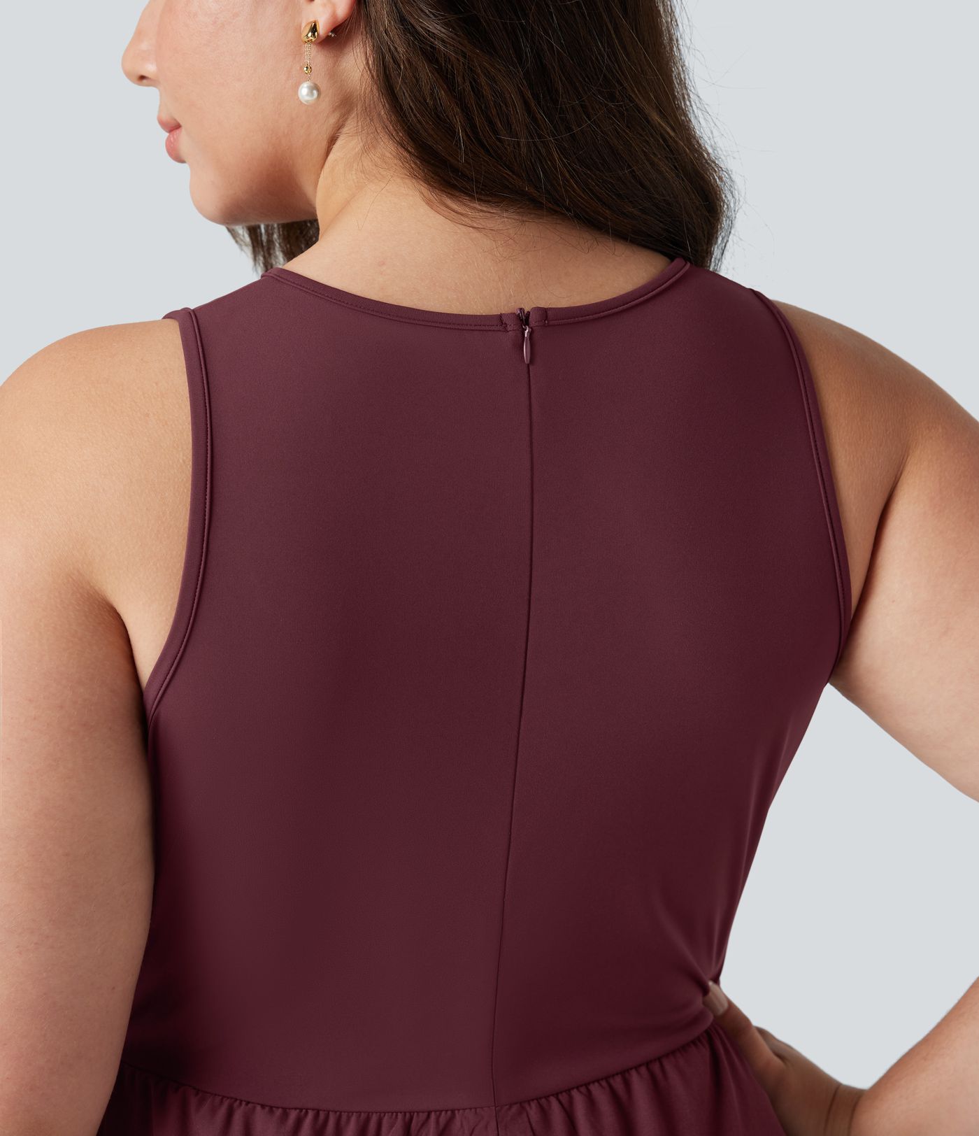 Combinaison sans manches Breezeful™ grande taille à superposition et à séchage rapide, avec poches