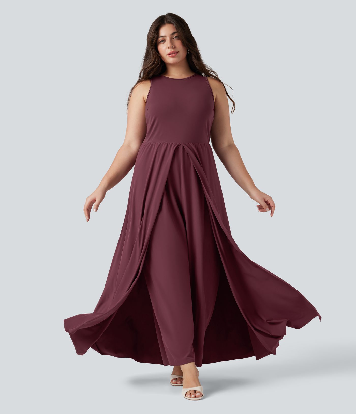 Combinaison sans manches Breezeful™ grande taille à superposition et à séchage rapide, avec poches