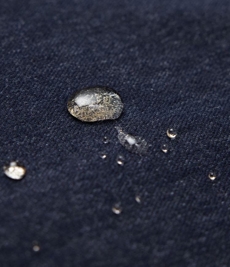 Veste denim Halara Flex™ col chemise manches longues