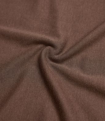 Top casual de lana con escote barco, mangas largas y buttura para pulgar