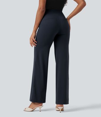 Halara UltraSculpt™ High Waisted Tummy Control Straight Leg Work Pants with Pockets