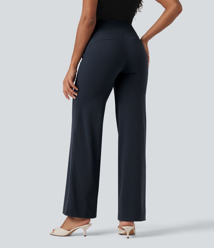 Halara UltraSculpt™ High Waisted Tummy Control Straight Leg Work Pants with Pockets