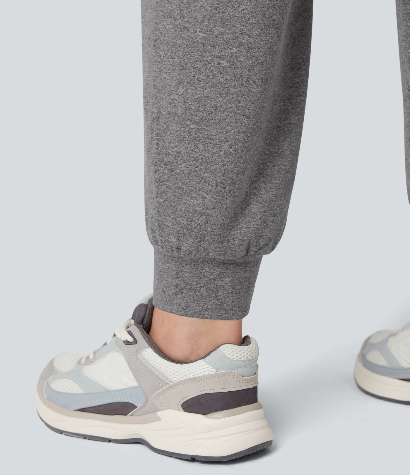 High Waisted Drawstring Ruched Yoga Plus Size Joggers with Pockets