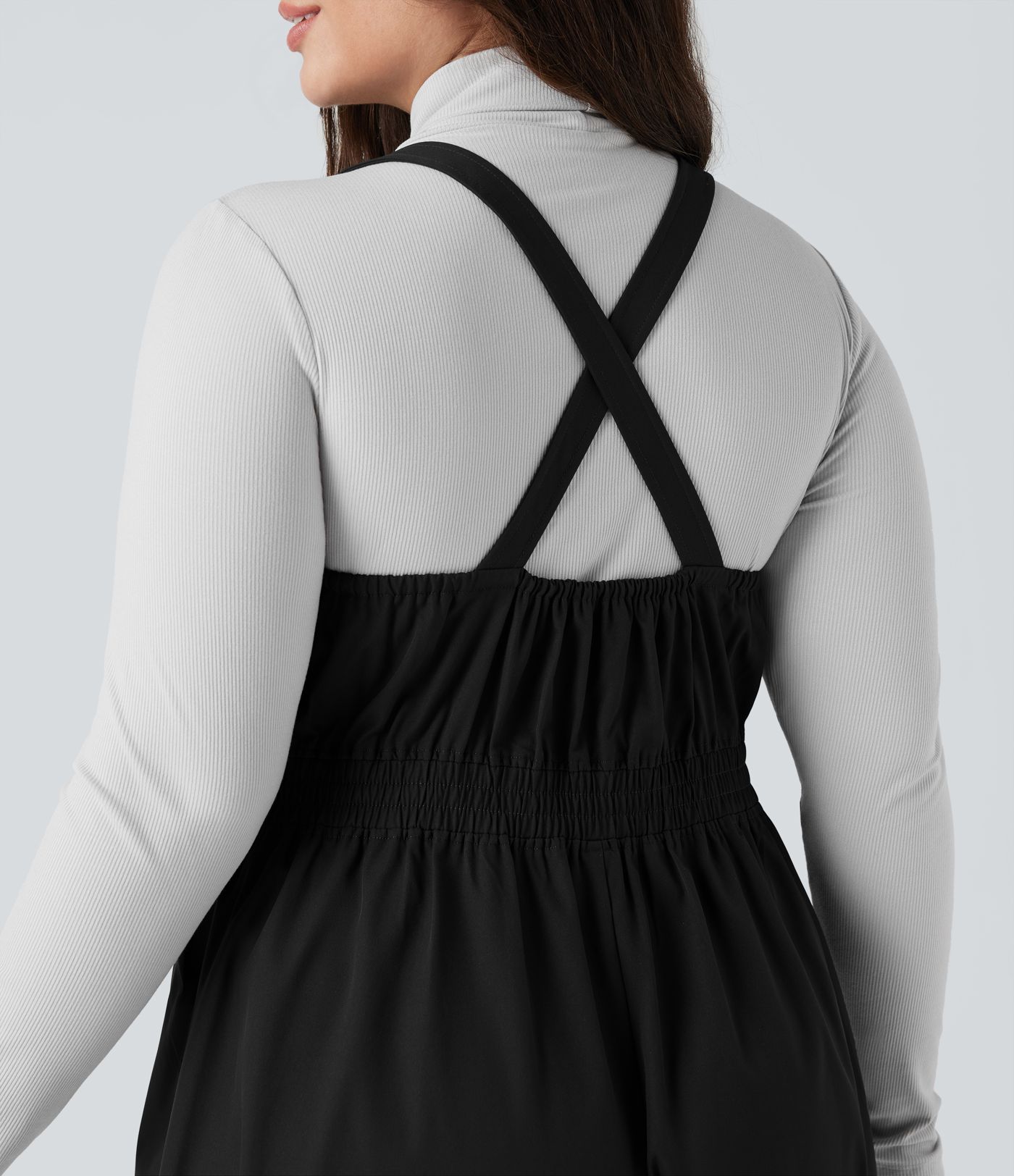 Water Repellent Wear-Resistant Zipper Pockets Hiking Plus Size Overalls