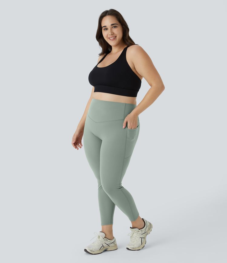 Halara UltraSculpt™ High Waisted Tummy Control Pocket Shaping Training Plus Size Leggings