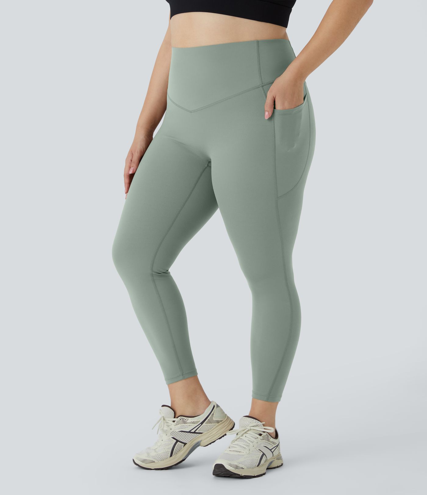 Halara UltraSculpt™ High Waisted Tummy Control Pocket Shaping Training Plus Size Leggings