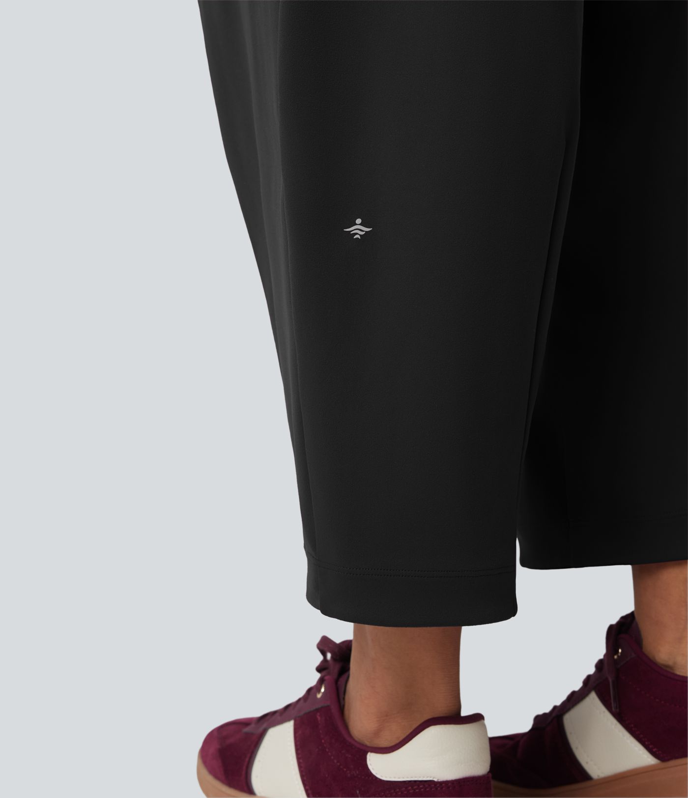 DayStretch Mid Rise Casual Barrel Leg 7/8 Pants with Pockets