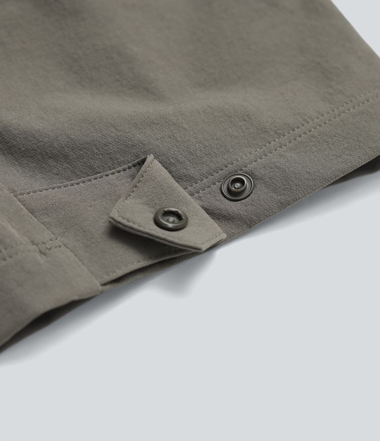 High Waisted Tapered Hiking Trousers with Pockets