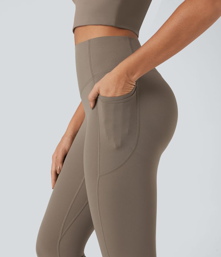 Short cycliste 12,5 cm d'entraînement gainant galbant taille haute avec poches Halara UltraSculpt™