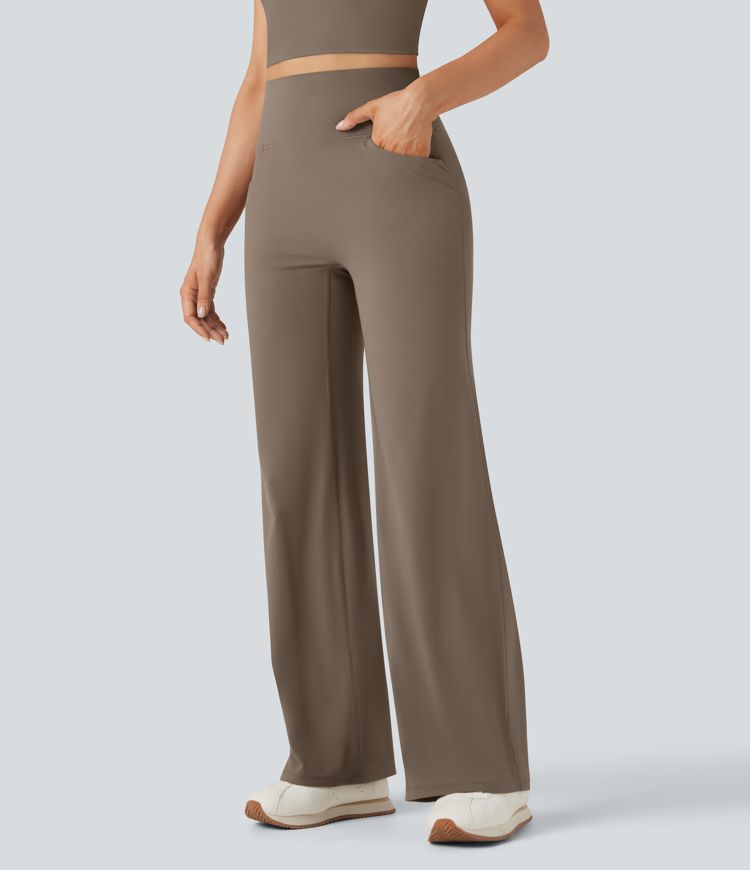 Halara UltraSculpt™ High Waisted Tummy Control Straight Leg Yoga Pants with Pockets