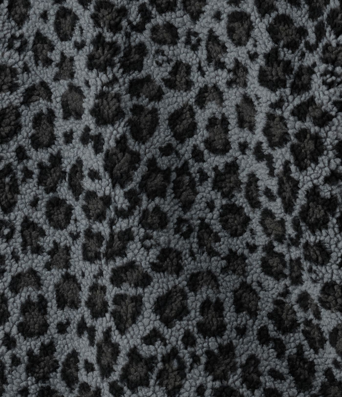 Καθημερινό sherpa μπουφάν με λεοπάρδαλη εκτύπωση και τσέπες