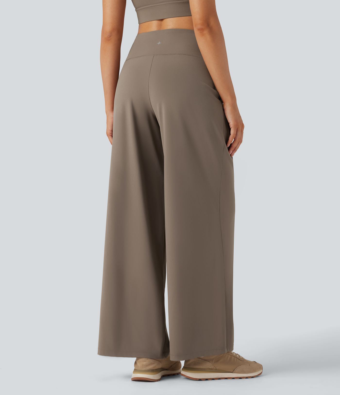 Halara UltraSculpt™ High Waisted Yoga Wide Leg Trousers with Pockets