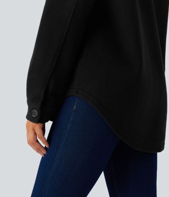 Jacke mit Brusttaschen und langen Ärmeln