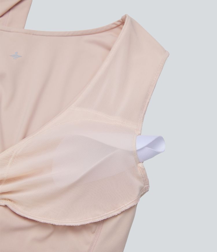 V Neck Long Sleeve Yoga Sports Top