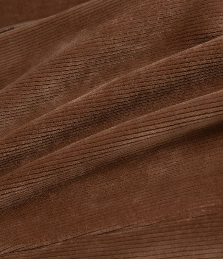 V-neck Sleeveless Fleece Corduroy Casual Pinafore Dress