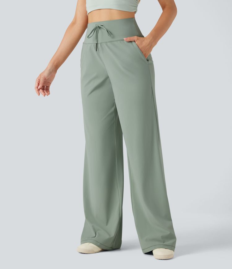 Halara UltraSculpt™ High Waisted Drawstring Yoga Pants with Pockets