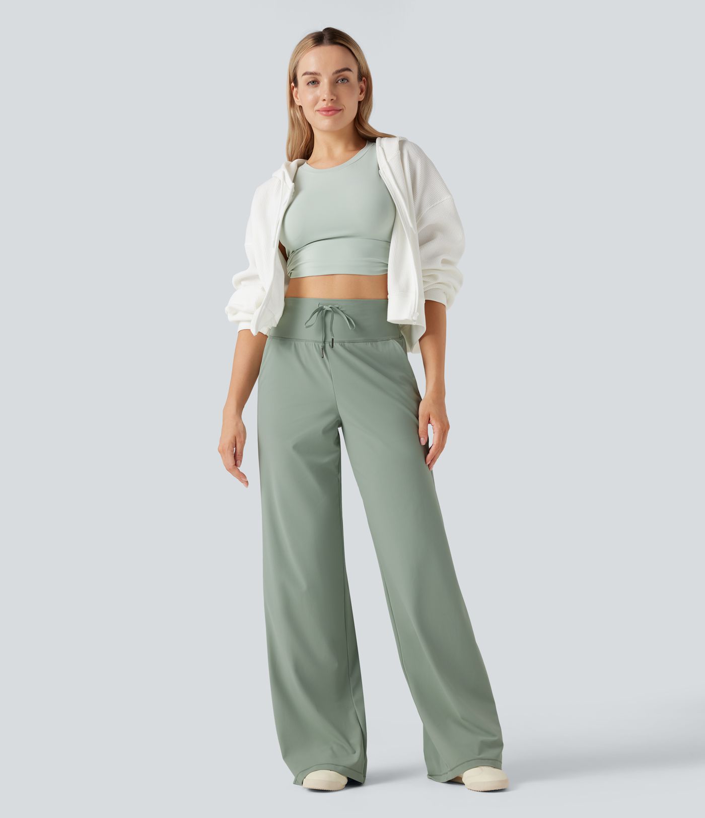 Halara UltraSculpt™ High Waisted Drawstring Yoga Pants with Pockets