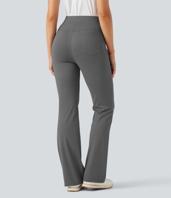 Magas derekú, gyorsan száradó golf nadrág zsebbel - Golf tee zseb - UPF40+ védelemmel