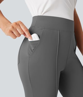 Magas derekú, gyorsan száradó golf nadrág zsebbel - Golf tee zseb - UPF40+ védelemmel