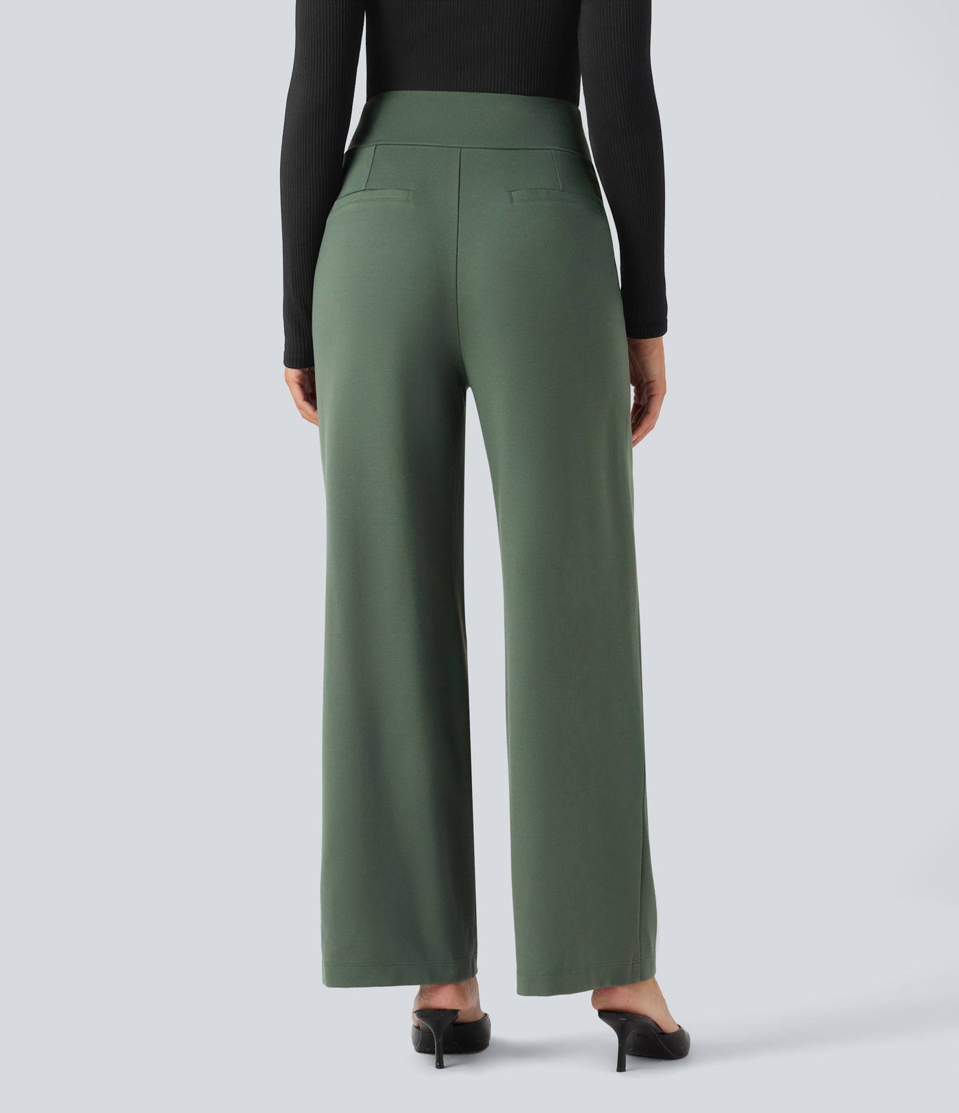 Halara Flex™ High Waisted Straight Leg Work Pants with Pockets