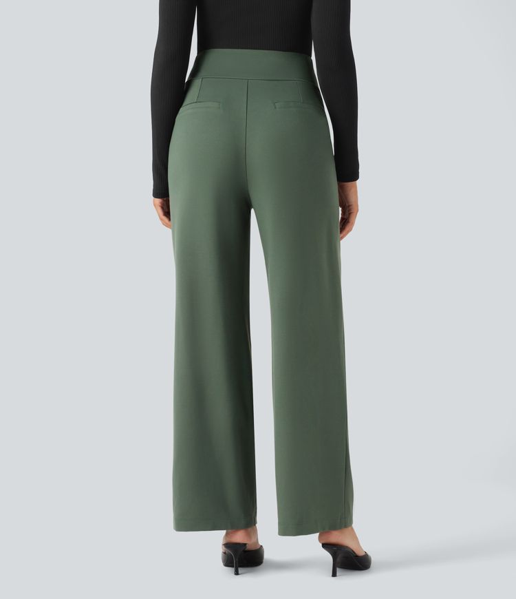 Halara Flex™ High Waisted Straight Leg Work Pants with Pockets
