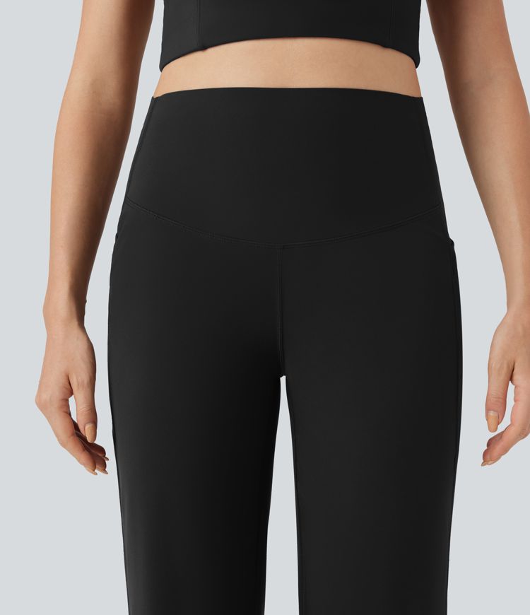 Halara UltraSculpt™ High-waisted Tummy Control Yoga Straight-leg Pants with Pockets