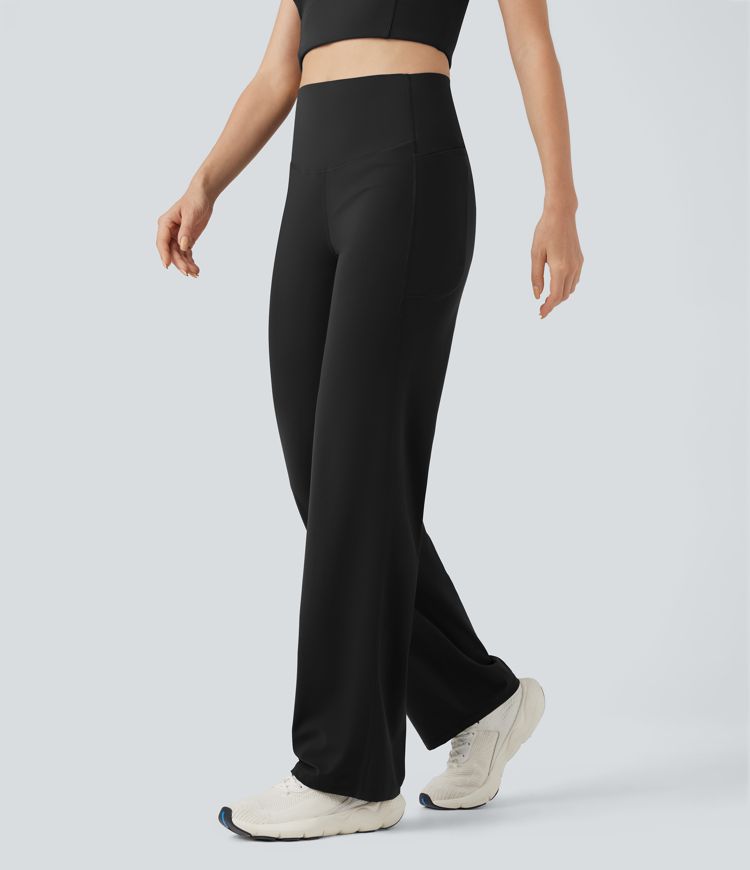 Halara UltraSculpt™ High-waisted Tummy Control Yoga Straight-leg Pants with Pockets