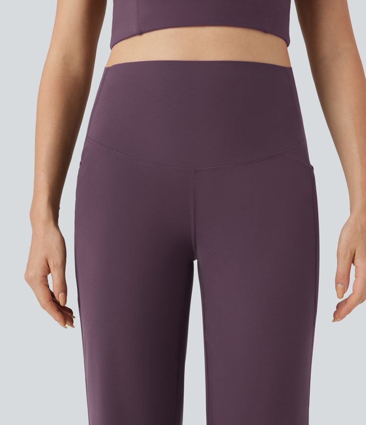 Halara UltraSculpt™ High-waisted Tummy Control Yoga Straight-leg Pants with Pockets