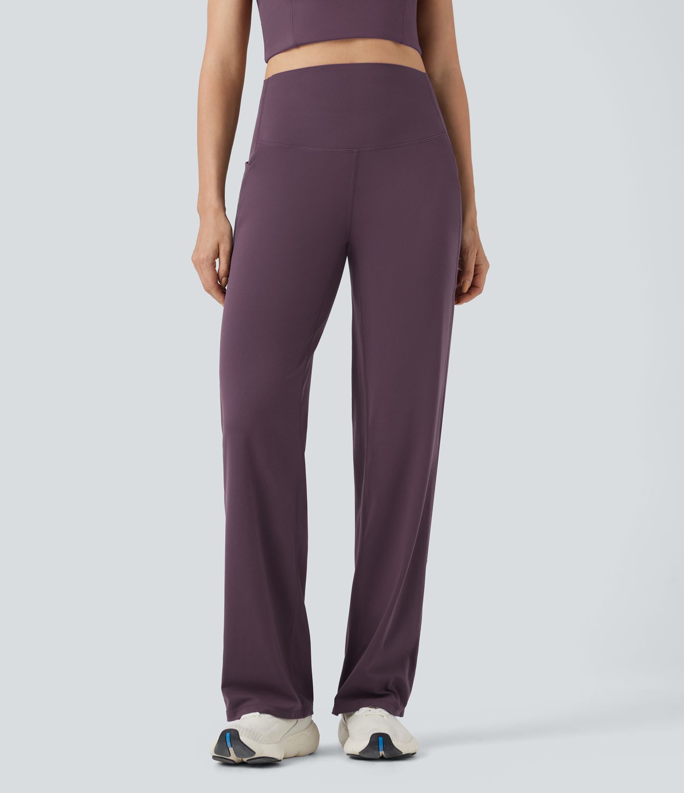 Halara UltraSculpt™ High-waisted Tummy Control Yoga Straight-leg Pants with Pockets