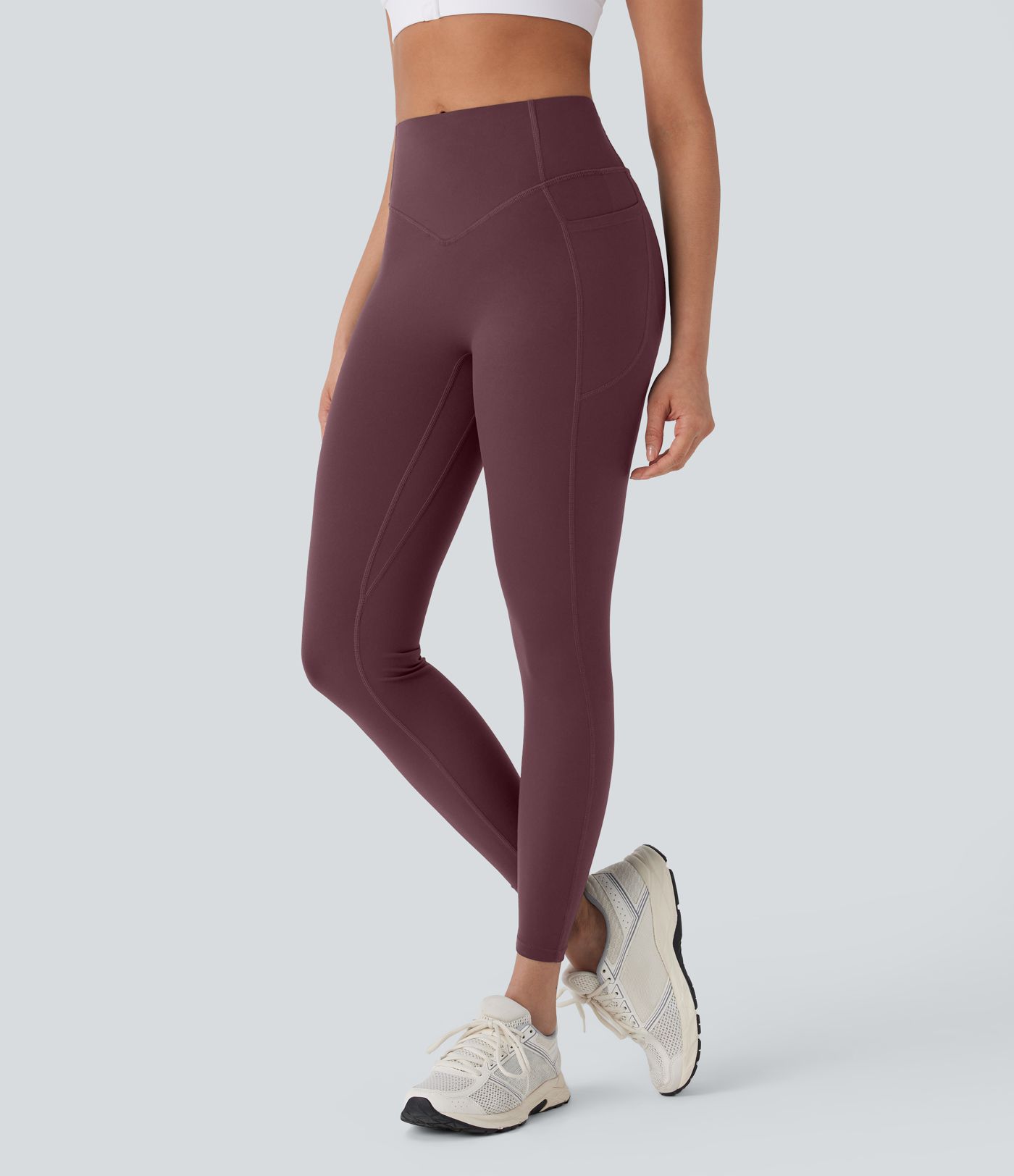 Halara UltraSculpt™ High Waisted Tummy Control Butt Lifting Ruched Pocket Shaping Yoga Leggings