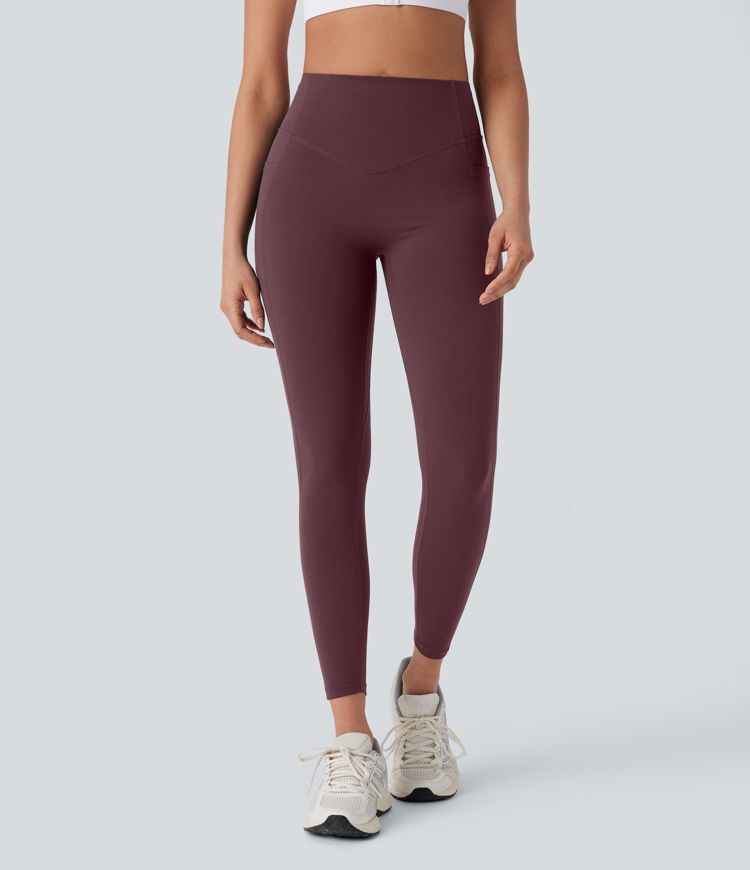 Halara UltraSculpt™ High Waisted Tummy Control Butt Lifting Ruched Pocket Shaping Yoga Leggings